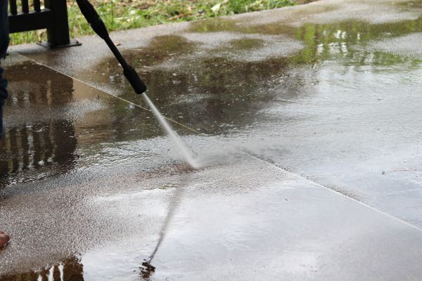 Concrete Deck Cleaning in Palm Harbor