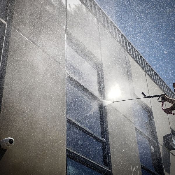 Exterior Building Washing in Palm Harbor