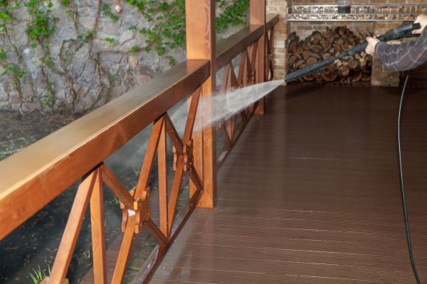 Porch Dirt Removal in Palm Harbor